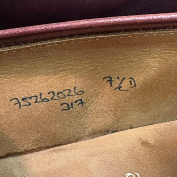 VERY GOOD Crockett & Jones x Brooks Bros. Tassel Loafer Kiltie Made England 7.5 - Picture 9 of 12